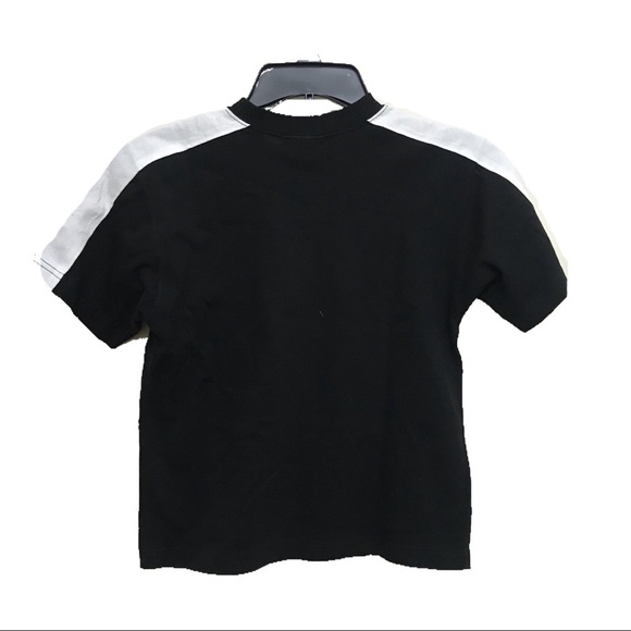 Puma Sport Shoulder Stripe T-Shirt (Black) - Picture 3 of 3